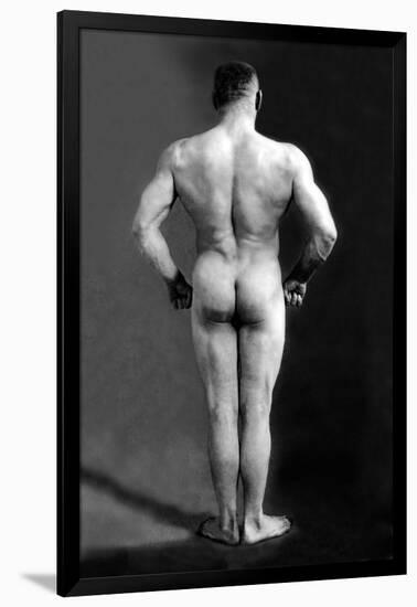 Bodybuilder's Back-null-Framed Art Print