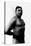 Bodybuilder's Shadowed Torso-null-Stretched Canvas