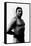 Bodybuilder's Shadowed Torso-null-Framed Stretched Canvas