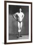 Bodybuilder with Hands on Hips-null-Framed Art Print