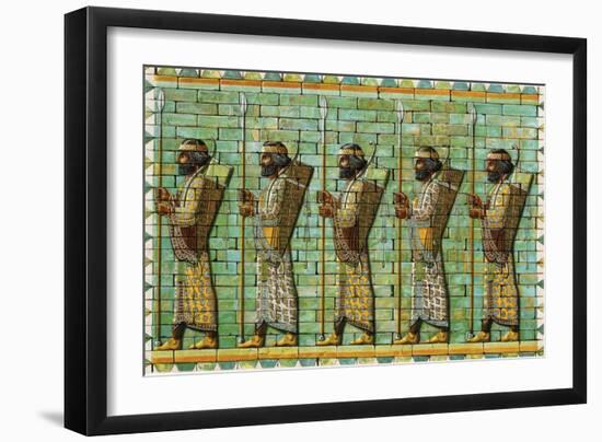 Bodyguard of Persian Kings, 6th-5th Century BC-null-Framed Giclee Print