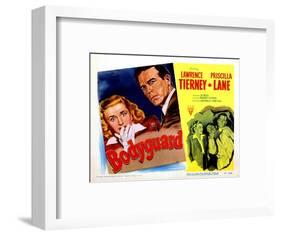 Bodyguard, Priscilla Lane, Lawrence Tierney, Priscilla Lane, 1948-null-Framed Art Print