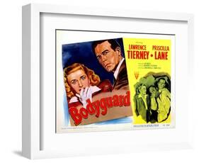 Bodyguard, Priscilla Lane, Lawrence Tierney, Priscilla Lane, 1948-null-Framed Art Print