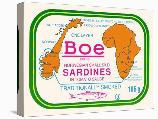 Boe Brand Small Sild Sardines-null-Stretched Canvas