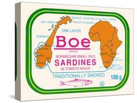 Boe Brand Small Sild Sardines-null-Stretched Canvas