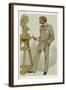 Boehm Stands by Bust, Spy-null-Framed Art Print