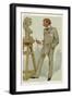 Boehm Stands by Bust, Spy-null-Framed Art Print