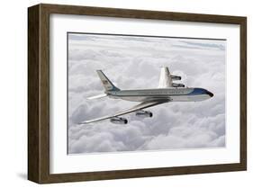 Boeing 707 1st president plane-null-Framed Art Print