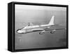 Boeing 707 Plane in Flight-null-Framed Stretched Canvas