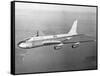 Boeing 707 Plane in Flight-null-Framed Stretched Canvas