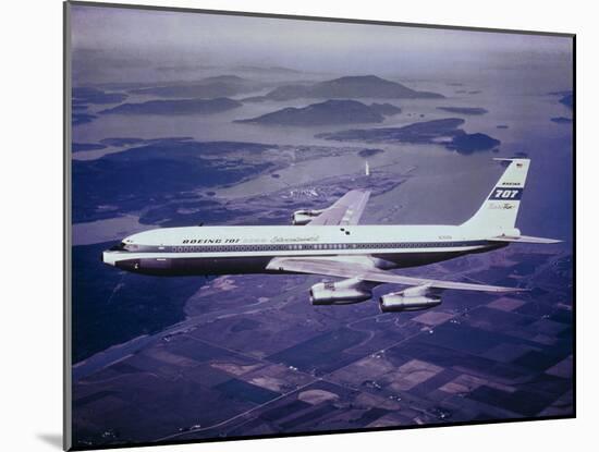 Boeing 707-null-Mounted Photographic Print