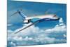 Boeing 717-200 in Flight-null-Mounted Art Print