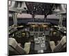 Boeing 717 Electronic Flight Deck-null-Mounted Art Print