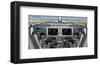 Boeing 737 MAX flight deck-null-Framed Art Print