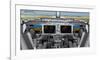 Boeing 737 MAX flight deck-null-Framed Art Print