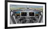 Boeing 737 MAX flight deck-null-Framed Art Print