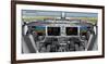 Boeing 737 MAX flight deck-null-Framed Art Print