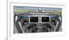 Boeing 737 MAX flight deck-null-Framed Art Print