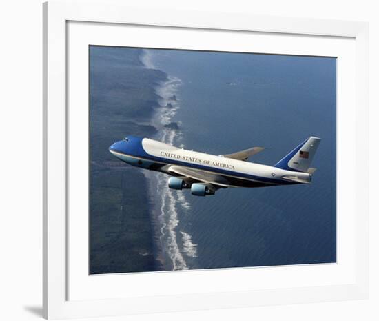 Boeing 747-200B Air Force One-null-Framed Premium Giclee Print