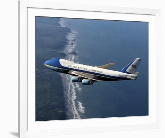 Boeing 747-200B Air Force One-null-Framed Premium Giclee Print