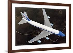 Boeing 747-200B Air Force One-null-Framed Premium Giclee Print