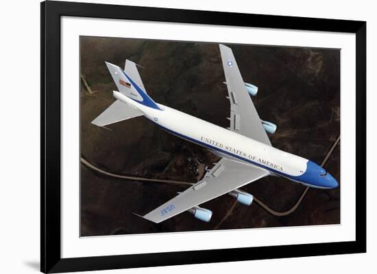 Boeing 747-200B Air Force One-null-Framed Premium Giclee Print