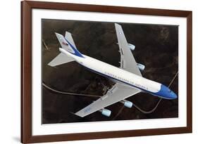 Boeing 747-200B Air Force One-null-Framed Art Print