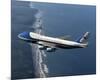 Boeing 747-200B Air Force One-null-Mounted Art Print