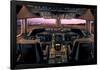 Boeing 747-400 Flight Deck-null-Framed Poster