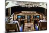 Boeing 747 digital Flight Deck-null-Mounted Art Print