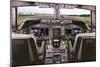 Boeing 747 Flight Deck-null-Mounted Art Print