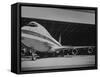 Boeing 747, the World's Largest and Fastest Jetliner at the Boeing Manufacturing Plant-null-Framed Stretched Canvas