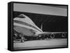 Boeing 747, the World's Largest and Fastest Jetliner at the Boeing Manufacturing Plant-null-Framed Stretched Canvas