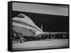Boeing 747, the World's Largest and Fastest Jetliner at the Boeing Manufacturing Plant-null-Framed Stretched Canvas
