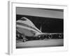 Boeing 747, the World's Largest and Fastest Jetliner at the Boeing Manufacturing Plant-null-Framed Photographic Print