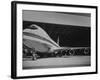 Boeing 747, the World's Largest and Fastest Jetliner at the Boeing Manufacturing Plant-null-Framed Photographic Print