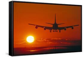 Boeing 747-David Nunuk-Framed Stretched Canvas