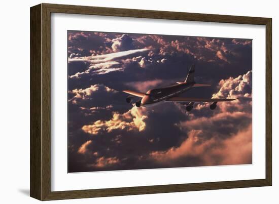 Boeing 747-Mike Miller-Framed Photographic Print