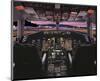 Boeing 757 glass cockpit-null-Mounted Art Print