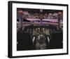 Boeing 757 glass cockpit-null-Framed Art Print