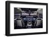 Boeing 767 flat-panel flight deck-null-Framed Art Print