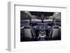 Boeing 767 flat-panel flight deck-null-Framed Art Print