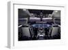 Boeing 767 flat-panel flight deck-null-Framed Art Print