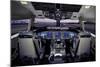 Boeing 767 flat-panel flight deck-null-Mounted Art Print