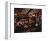 Boeing 767 Flight Deck lighting-null-Framed Art Print