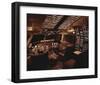 Boeing 767 Flight Deck lighting-null-Framed Art Print