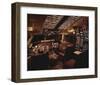 Boeing 767 Flight Deck lighting-null-Framed Art Print