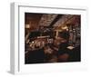 Boeing 767 Flight Deck lighting-null-Framed Art Print