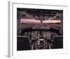 Boeing 767 Flight Deck-null-Framed Art Print