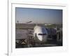 Boeing 777-300 ER Jet Airliner of Emirates Airline at Gate, Sydney Airport, Australia-Nick Servian-Framed Photographic Print